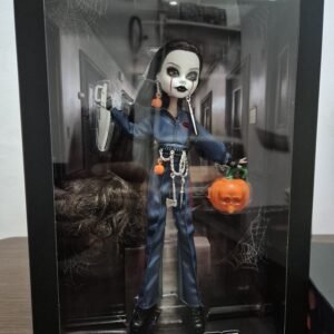 Caja frontal de la muñeca Monster High Skullector Michael Myers Halloween II (1981) de Monster City Dolls.